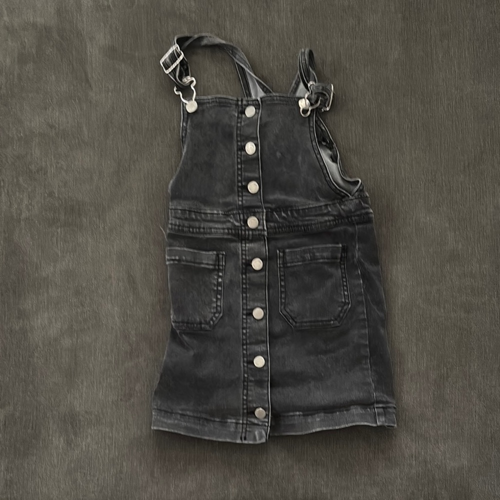 Art Class Black Casual Dress with Adjustable Straps